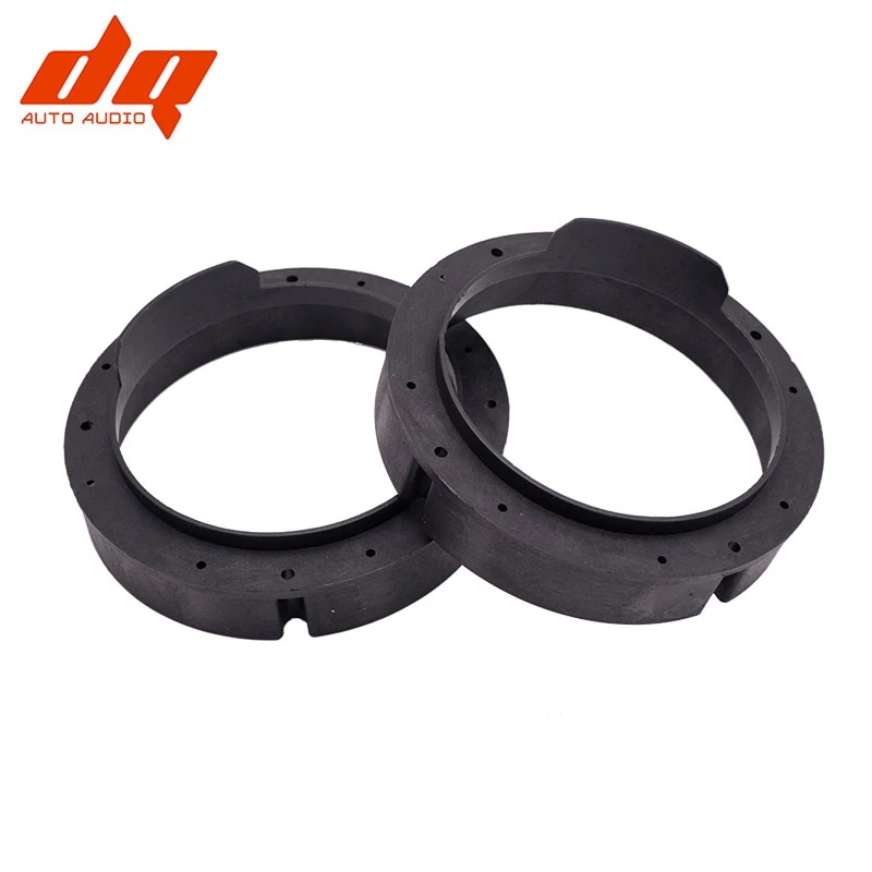 2PCs Car Audio 6.5 Inch Speaker Lossless Conversion Solid Bracket car horn pad Adapter mounts Spacer For VW Skoda Speaker Mounting Spacer Rings