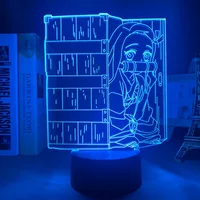 Demon Slayer lampada da tavolo Tanjiro Nezuko e altri 22