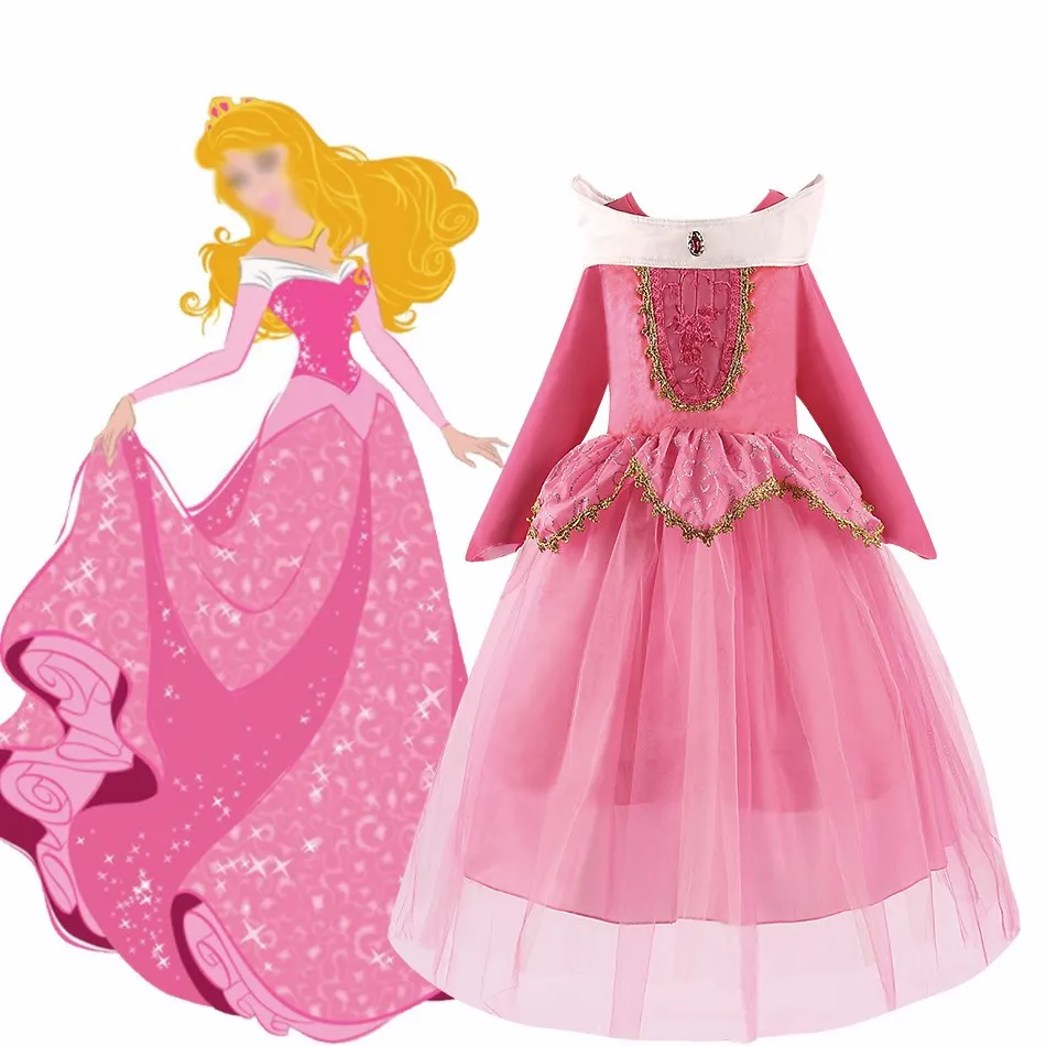 Fantasia de princesa branca de neve para meninas 3-10 anos vestido de festa  cosplay com presente de laço