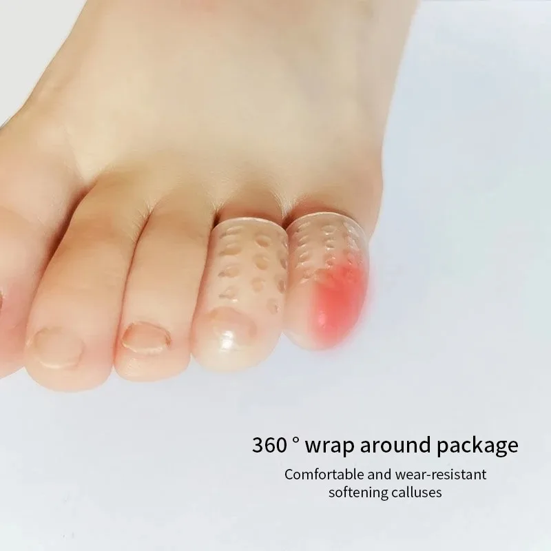 Toe Covers Silicone Toe Caps Anti-Friction Breathable Protector Prevents Blisters 10Pcs