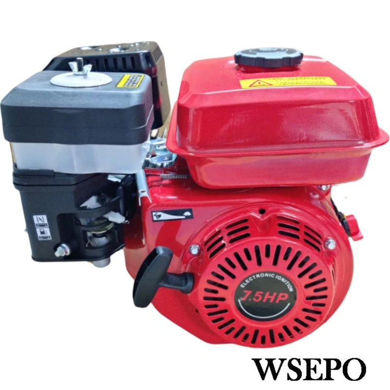 

WSE-168F Single Cylinder 196CC 6.5HP Air Cool 4-Str. Gasoline Engine Wtih V Pulley Applied For Gokart Water Pump Generator Etc.