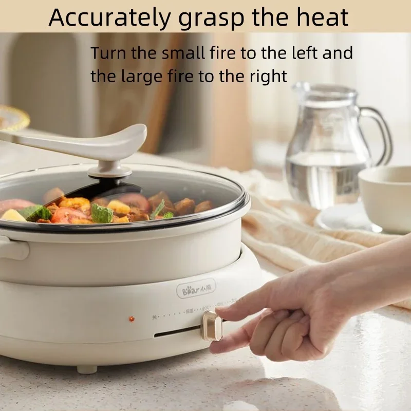 Electric Hot Pot Detachable Washable Electric Cooker Home Appliances for Kitchen Cocina Electrica Electromenager Cuisine 220V 5