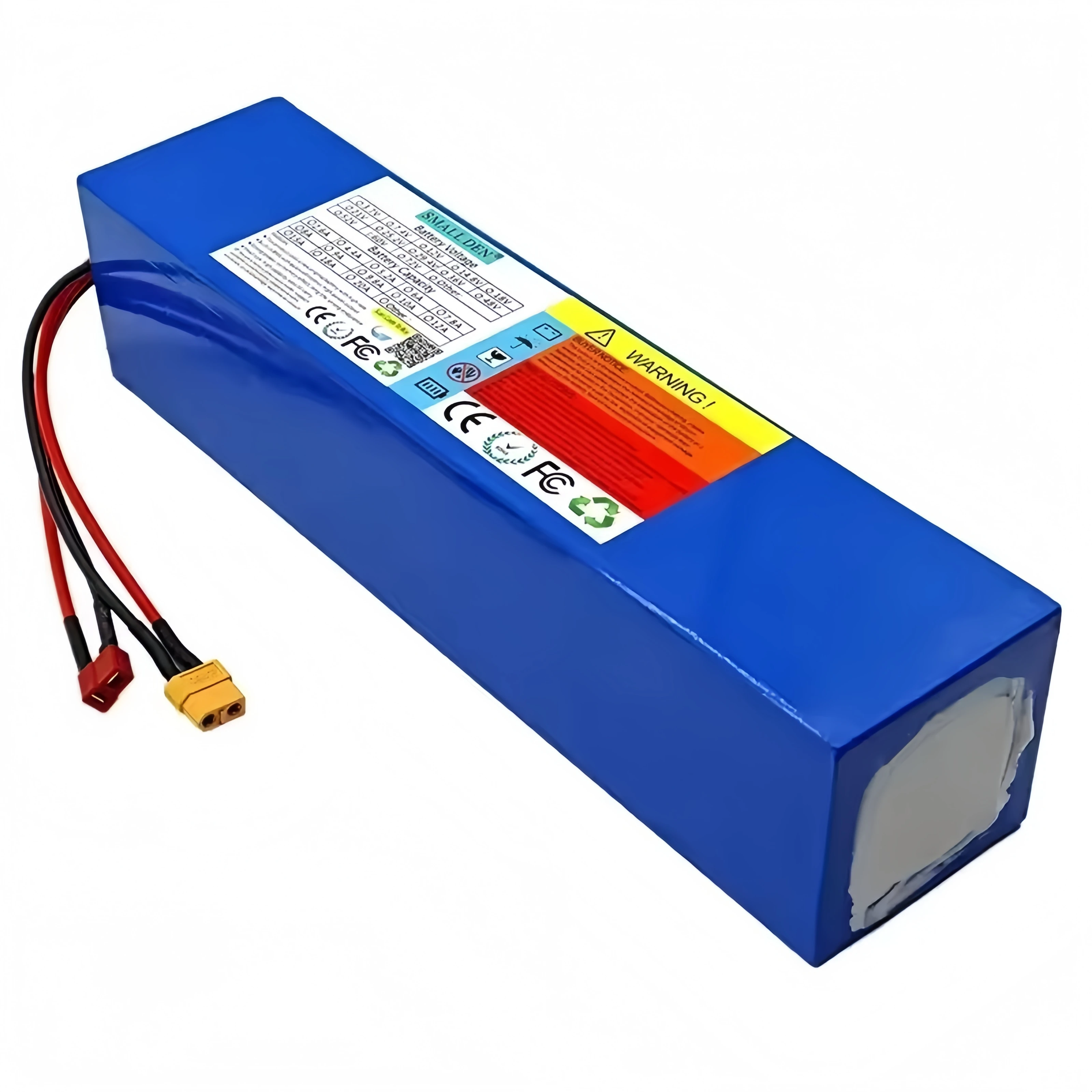 48V 20Ah lithium battery pack 21700 13S4P with built-in 30A BMS 1500W high-power 54.6V electric tool, spare battery+2A charger 5