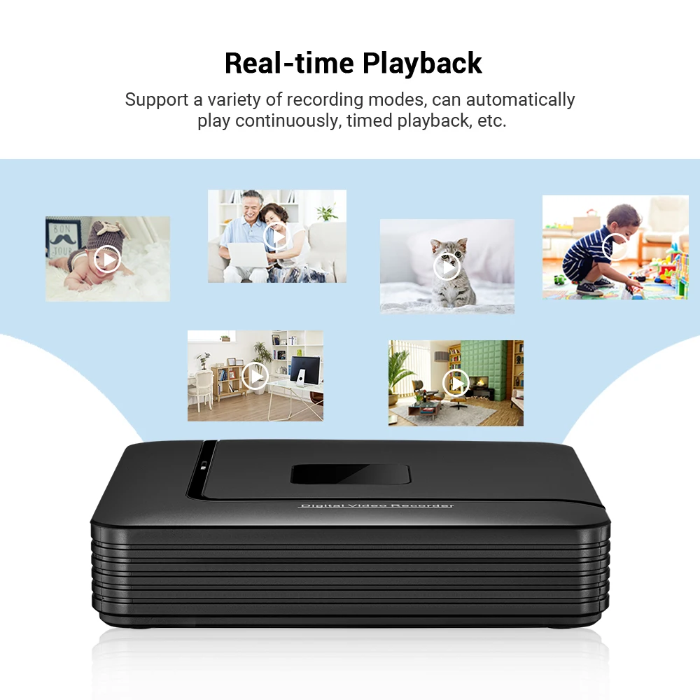 4k 8MP Ultra HD POE NVR 4CH/8CH IEEE802.3af 48V POE Video Recorder IP Security System Xmeye Remote Access Face Detection H.265 network video recorder