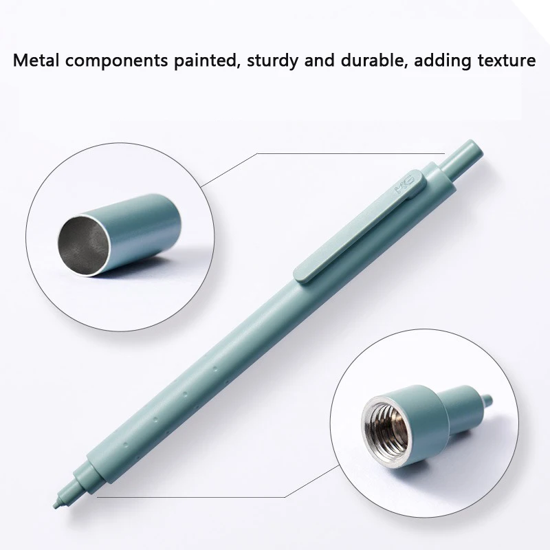 KACO Mechanical Pencil 0.5mm Resin Lead Set Anti-Breakage Steady Writing Morandi Non-Slip GripTail Eraser Simple School Supplies 3