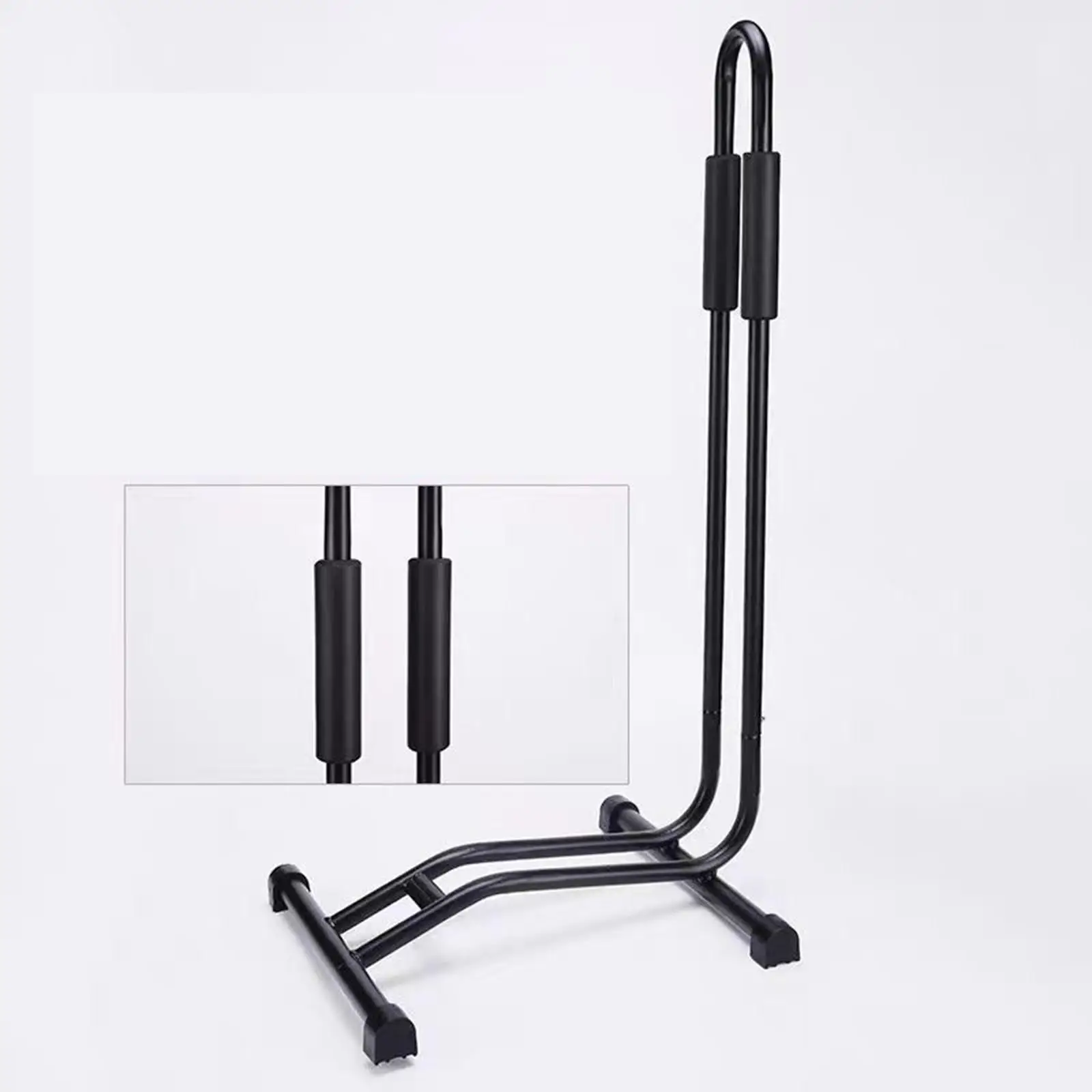 Bike Floor Stand Wheel Holder Parking Bike Rack Stand for Apartment Garage Mountain and Road Bikes Home Indoor Outdoor