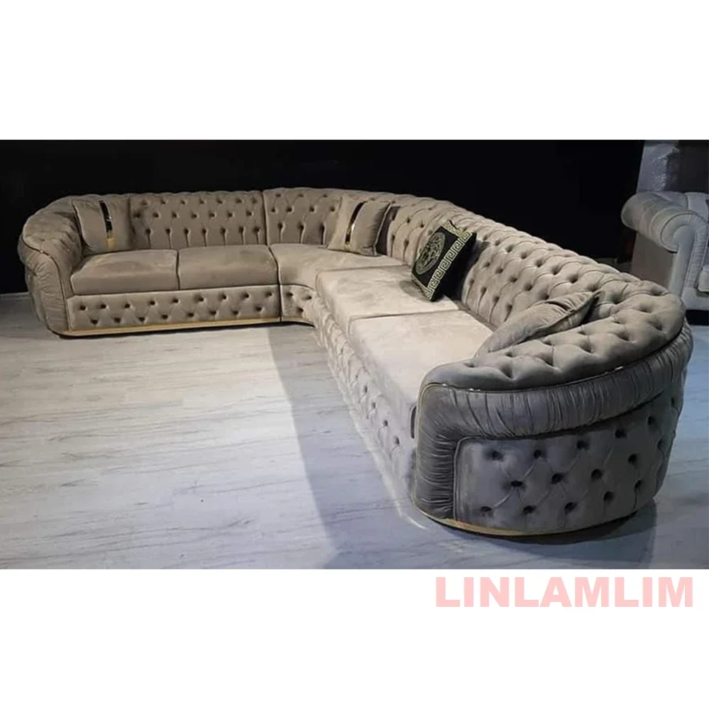 Luxury Chesterfield Sectional Sofa 3