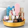 360 Rotation Non-Skid Spice Tray Pantry Cabinet Turntable with Wide Base Storage Bin Rotating Organizer for Kitchen Seasoning 6
