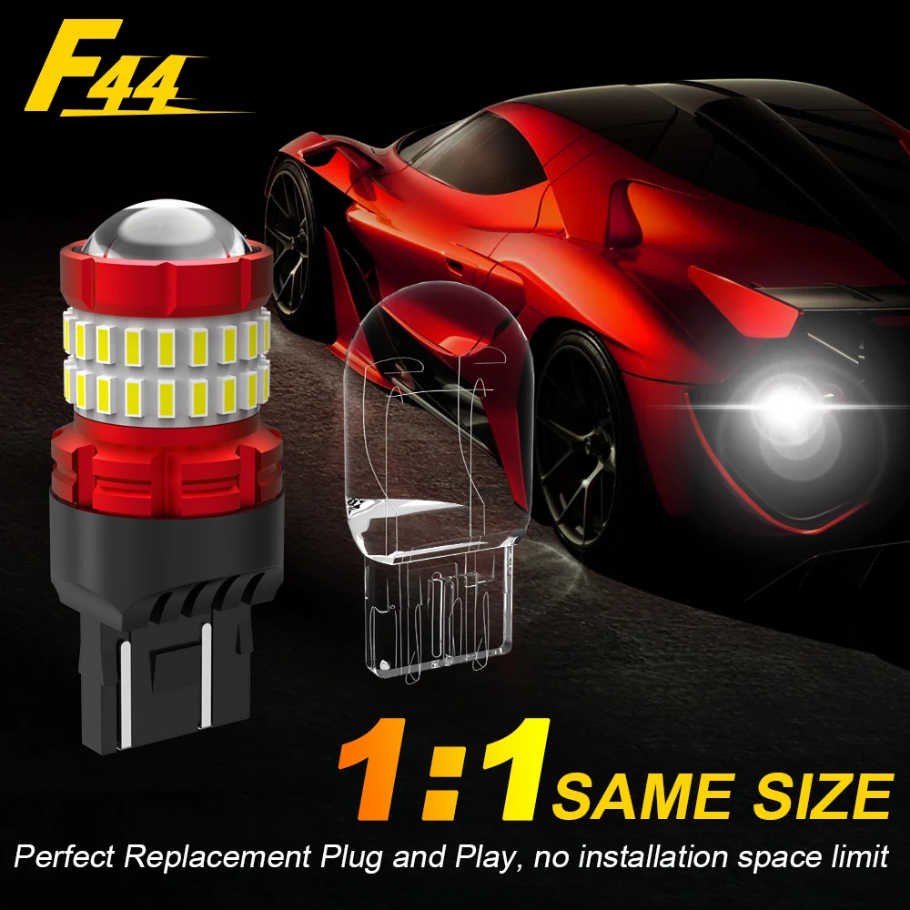 BMTxms 2x T20 LED ĵ 7440 W21W 7443 W21/5W SRCK LED   , ְ , 극ũ,  õ