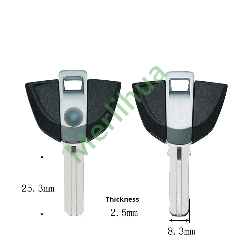 BMW Motorcycle Key For BMW F650 F700 F800GS R1000RR R1200GS Motorcycle Key Embryo(can be placed anti-theft chip)