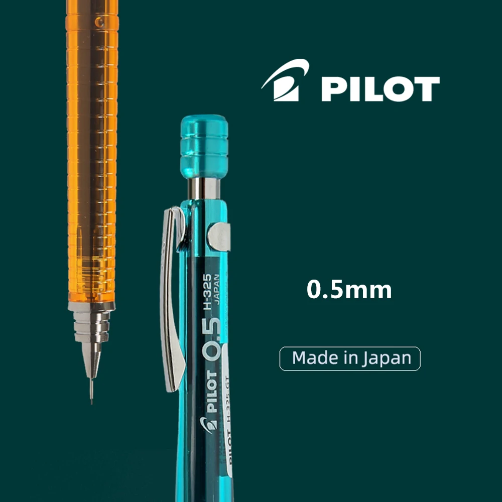 일본 파일럿 기계식 연필, 전문 드로잉 활동 연필, H-325 학생 컬러, 로우 센터, 0.5mm 학교 문구, 1 개