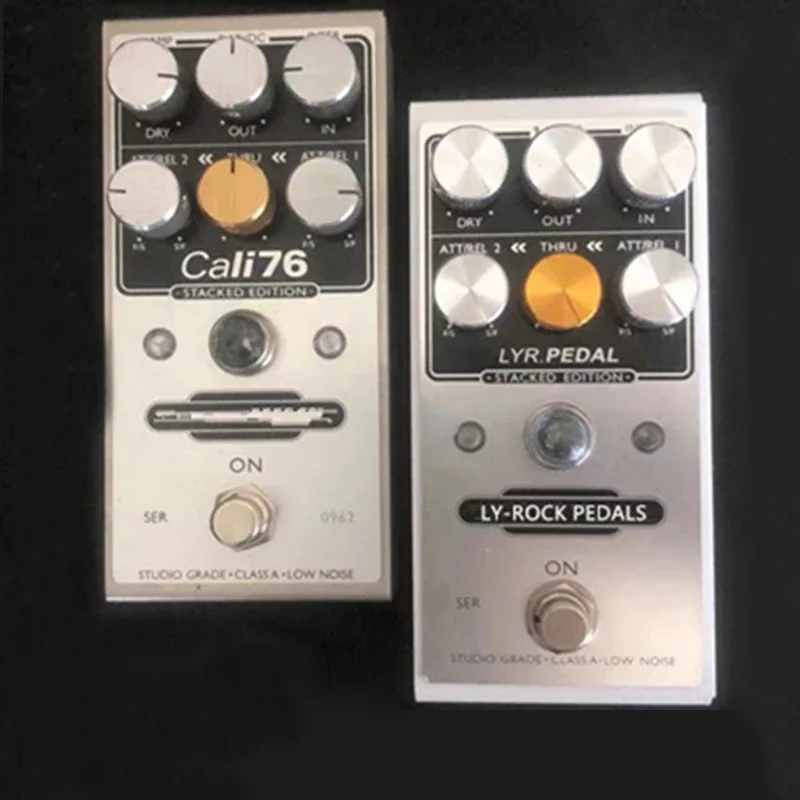 STOMP BOX STEALS: COMPRESOR- LYR-ROCK PEDALS Cali76 Stacked