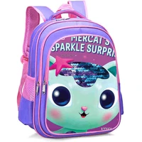 Children Gabby's Dollhouse Kindergarten Backpack Cartoon Gabby Cats Backpack School Bags Kids Anime Bookbag Girls Small Rucksack 6