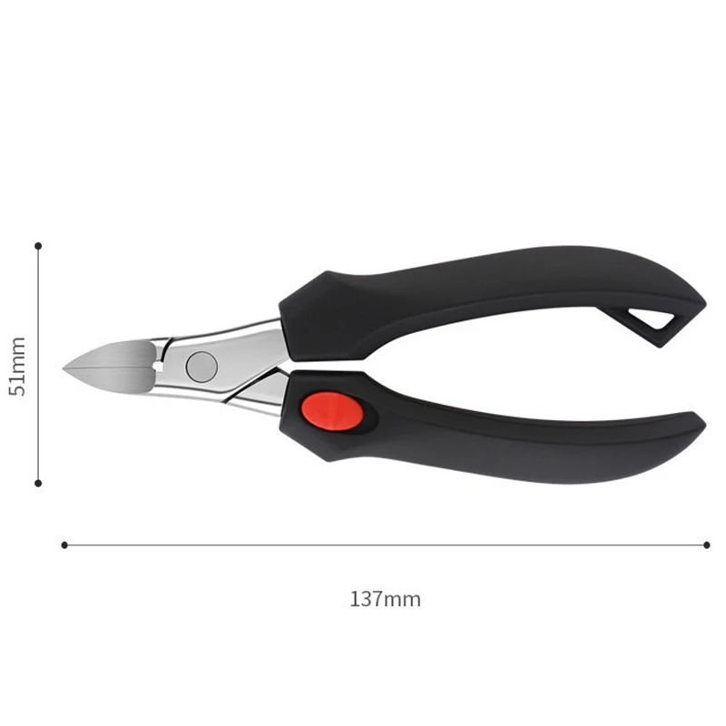 Ingrown Toe Nail Correction Nippers Clipper Cutters Dead Skin Dirt Remover, Paronychia Podiatry Pedicure Care Tool 6