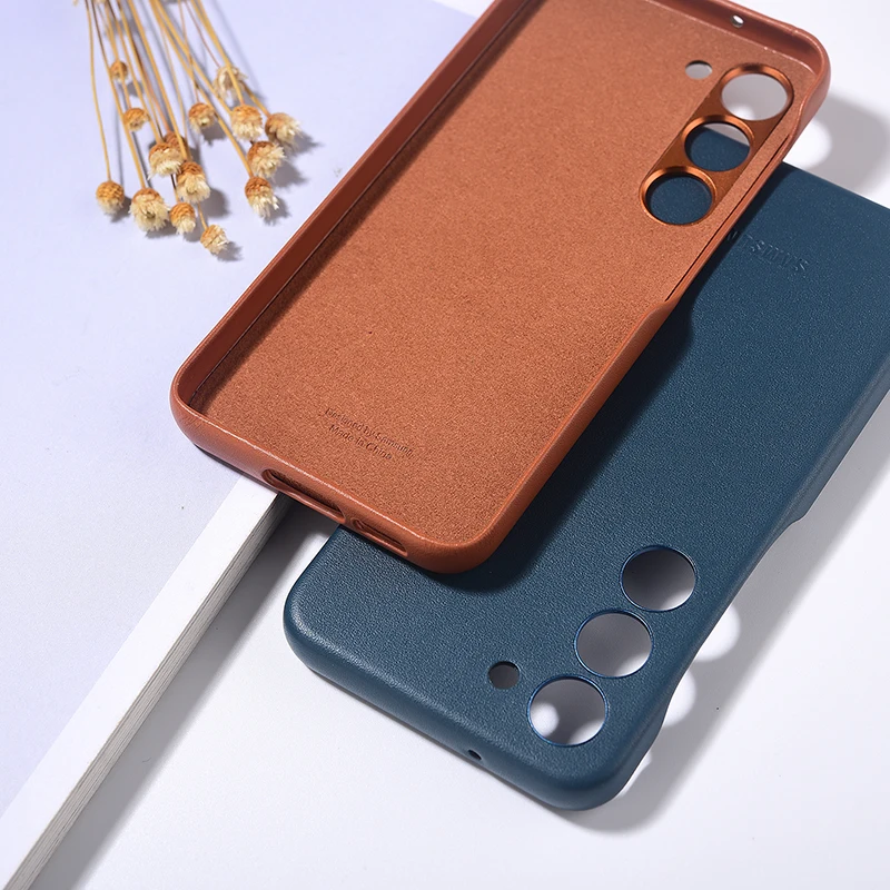 Elegant Leather Phone Case - Full Protective Shockproof Back Cover with Box