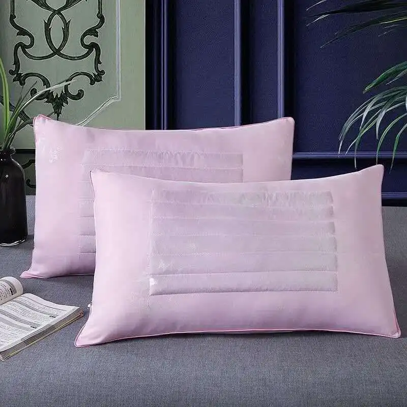 Bedding Pillow Neck Protection Pillows Geometri Shaped Buckwheat Husk Filling Cushion for Home Office Hotel Sleeping Pillow 3