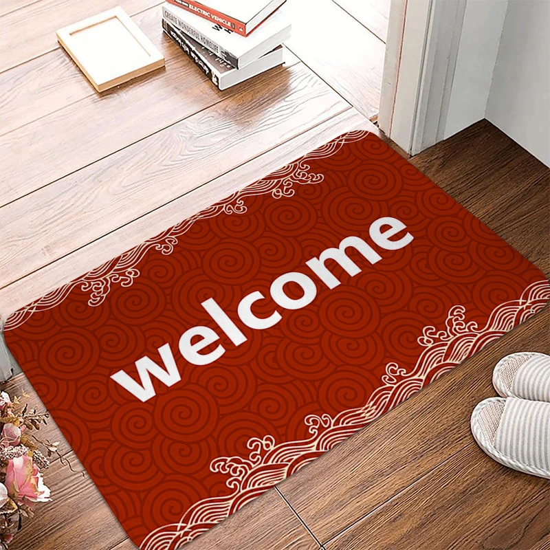 Chinese Style Kitchen Floor Mat Non slip Washable Bedside Carpet