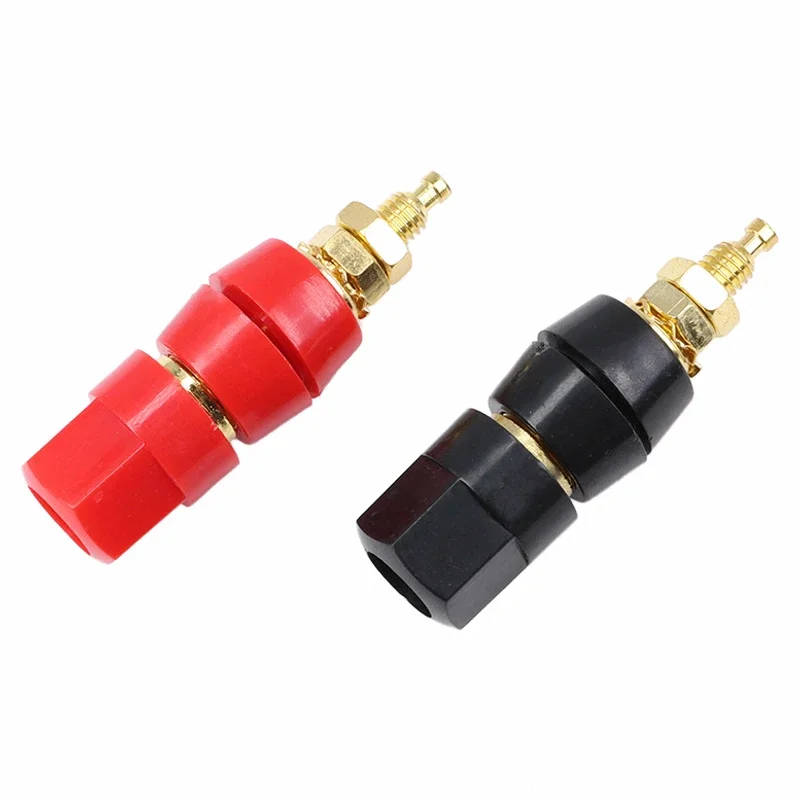 Battery Terminal Black+Red Set M5 M6 M8 M10 Weld Inverter Clamp Power Supply Splice Connector Wire Binding Post Thread Screw