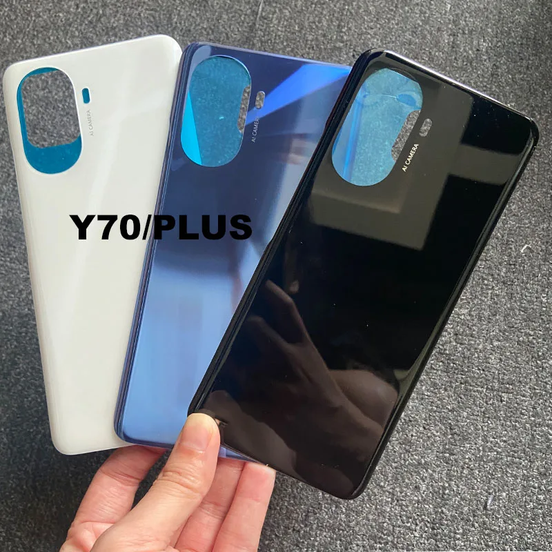 

New For Huawei Nova Y70 Plus Battery Cover Back Housing Glass Panel Rear Door Case MGA-LX9 MGA-LX9N