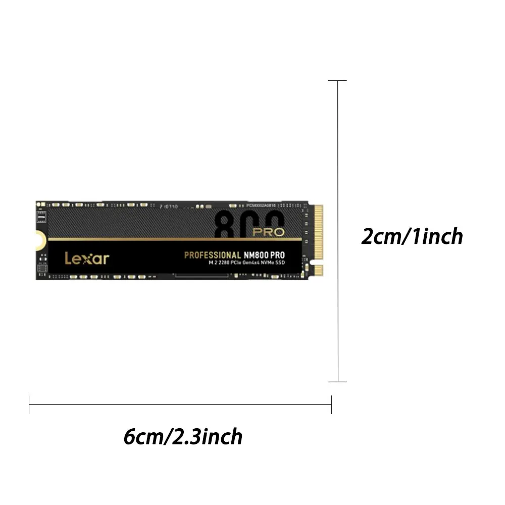 Lexar LNM800 PRO  SSD, 512GB, 1TB, 2TB, ָ Ʈ ̺, PCIe Gen 4*4 NVME 1.4 M.2 2280 M2 HDD ϵ ũ, Ʈ HD PC
