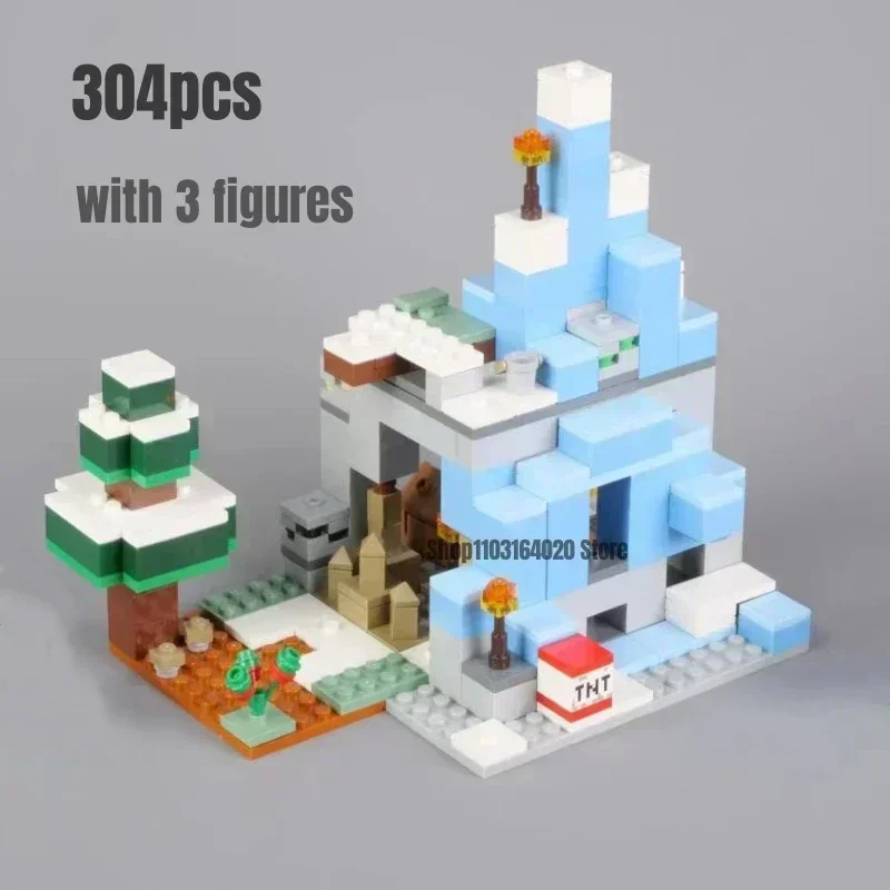 

304 шт., Детский конструктор «холодные пики»