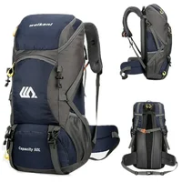 50L Travel Backpack Camping Men Large Capacity Hiking Bag Tourist Rucksack Waterproof Outdoor Sports Climbing Mountaineering Bag