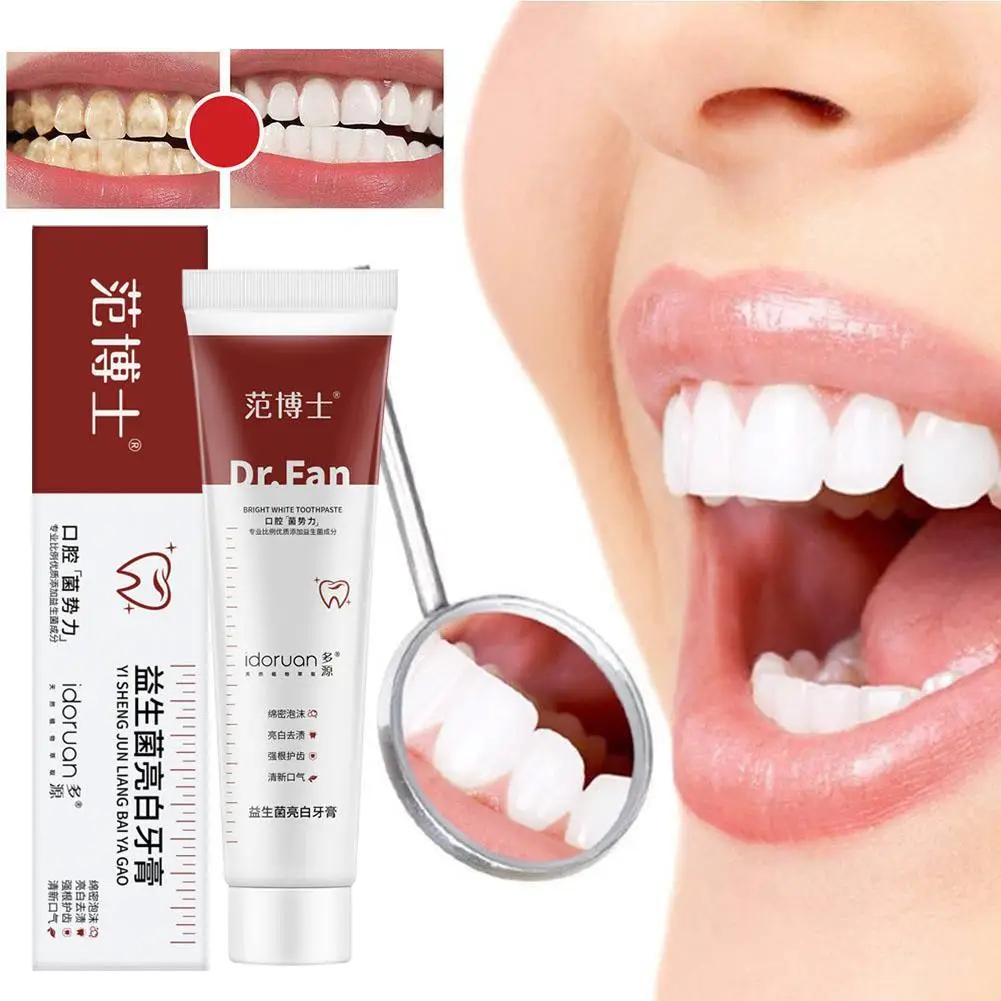 

Probiotic toothpaste Quick Repair Of Cavities Caries Filling Removal Of Plaque Stains Decay Repair Whitening Yellowing Teeth