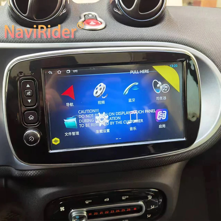 

8inch Android 13 Screen Radio Car Multimedia Navigation GPS For Benz Smart 453 Fortwo 2014 - 2020 Bluetooth Android Auto Carplay