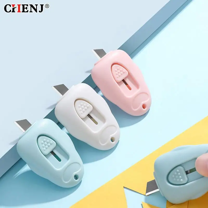 

Cute Mini Small Pocket Sized Craft Wrapping Box Opener Paper Envelope Cutter Utility Knife Letter Opener Student Art Supplies