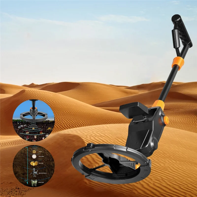 M13KMD1008A Underground Metal Detector Gold Silver Jewelry Treasure Search Finders Waterproof Treasure Metal Seeker Tool