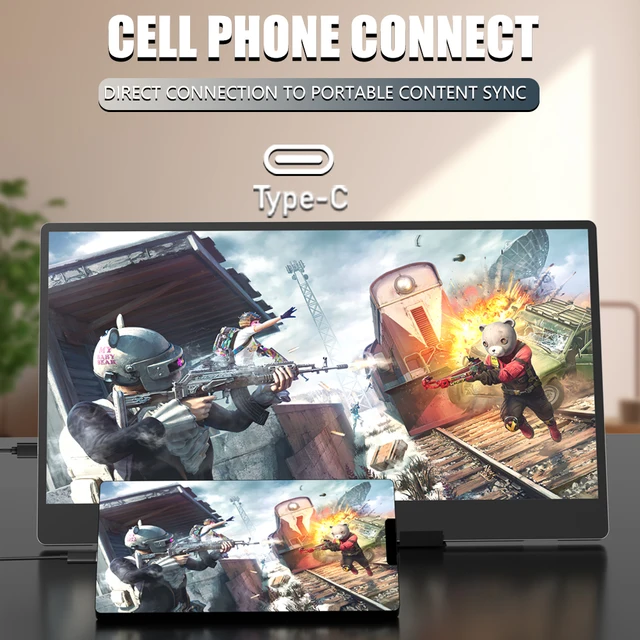MUCAI N140-S36 14" Portable Monitor, 1366×768 TN, 60Hz, 3ms Response 3