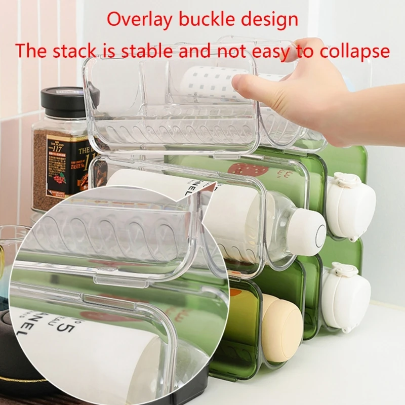 1pc Desktop Water Bottle Thermoses Storage Rack, Multi-layer Stackable Cup  Organizer Shelf For Mugs