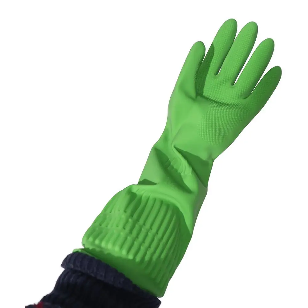Elastic Durable Repeatable Housework Protective Waterproof Cleaning Tool Household Rubber Gloves Cleaning Gloves