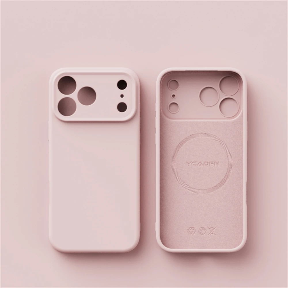 Luxury Liquid Silicone MagSafe-Compatible Phone Case with Wireless Charging Capability and Smooth Finish