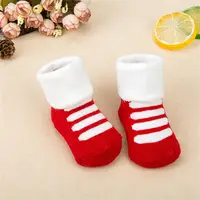 Winter Baby Socks Thick To Keep Warm Baby Necessities Pregnant Baby Printed Baby Socks Printing Baby Clothing Socks/leg Warmers 3
