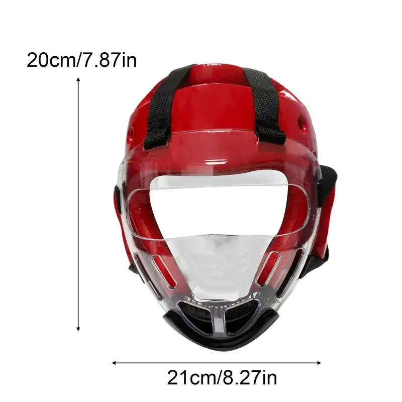Taekwondo Face Shield Taekwondo Protection Clear Detachable Protector Protective Mask For Sports Boxing Karate