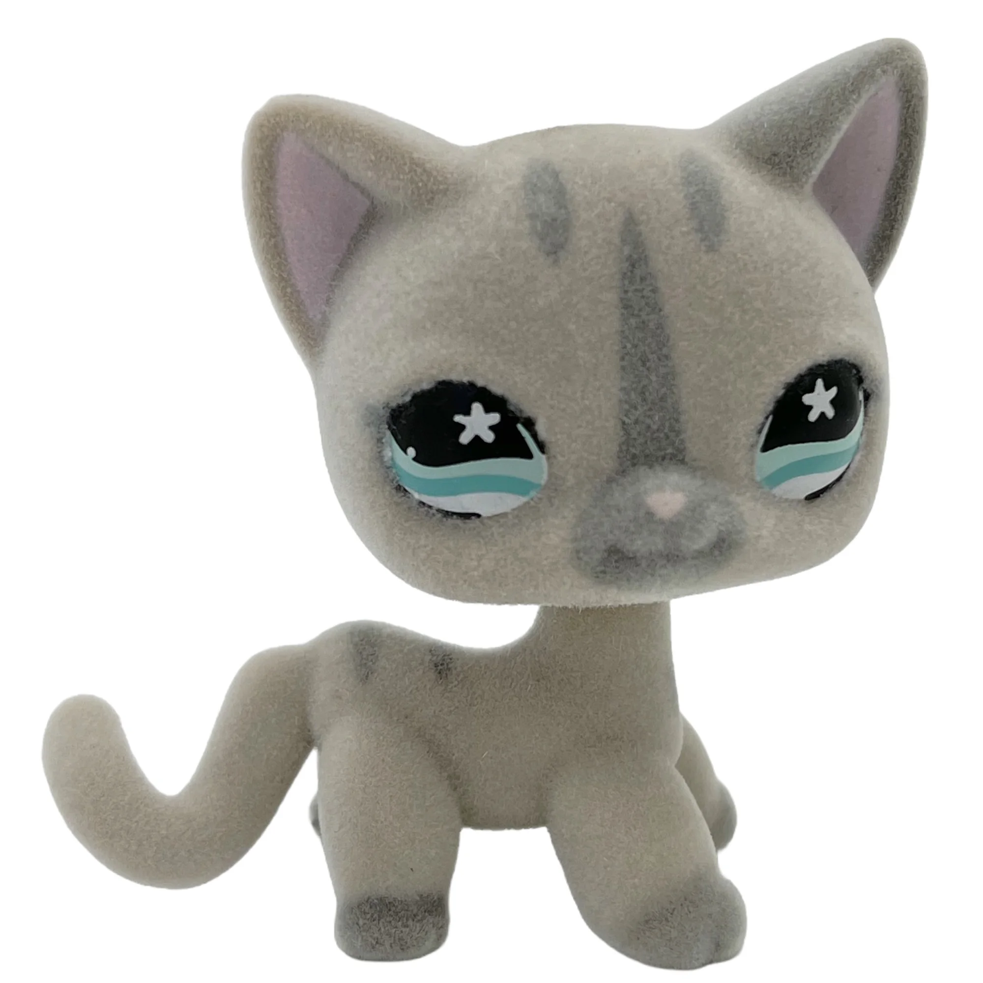 Flocked Custom Pet Toy Stand: Short Hair Cat & Dog Bobblehead Collection