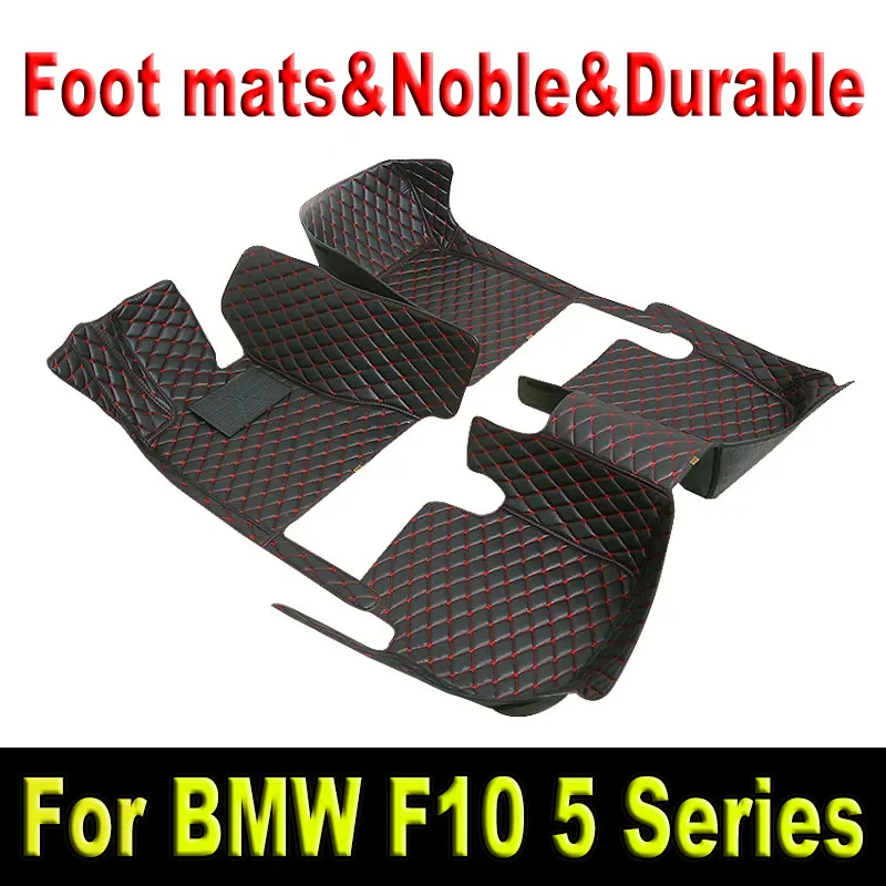 

RHD Car Floor Mats For BMW F10 5 Series 2016 2015 2014 2013 2012 2011 2010 Carpets Custom Foot Pads Auto Accessories Interior