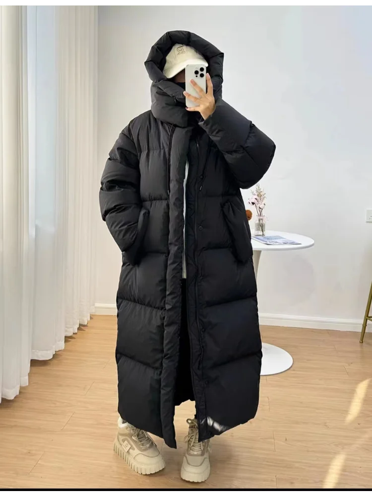 Parka Feminina Casaco De Nylon Acolchoado Feminino Parka Sobretudo