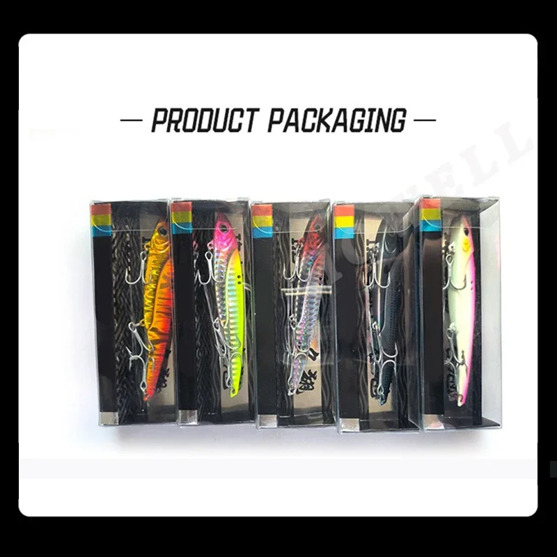 Vibration Fishing Lure 30g 100mm Sinking JP Blade VIB Long Cast Treble Hooks Spoon Jigpara Slow Major Craft Fishing Tackle