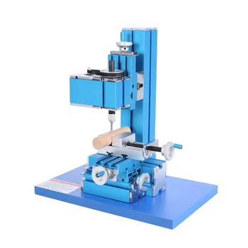 Mini Fresatrice FAI DA TE Lavorazione Del Legno Strumento di Elaborazione di Alluminio del Metallo 100 ~ 240V 18000r/min Mini Metallo Tornio