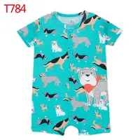 2024 New Spring Summer Infant Children Short-sleeved One-piece Jumpsuit Infant Clothes Baby Boy Clothes Girls Ropa De Bebe Niña 3