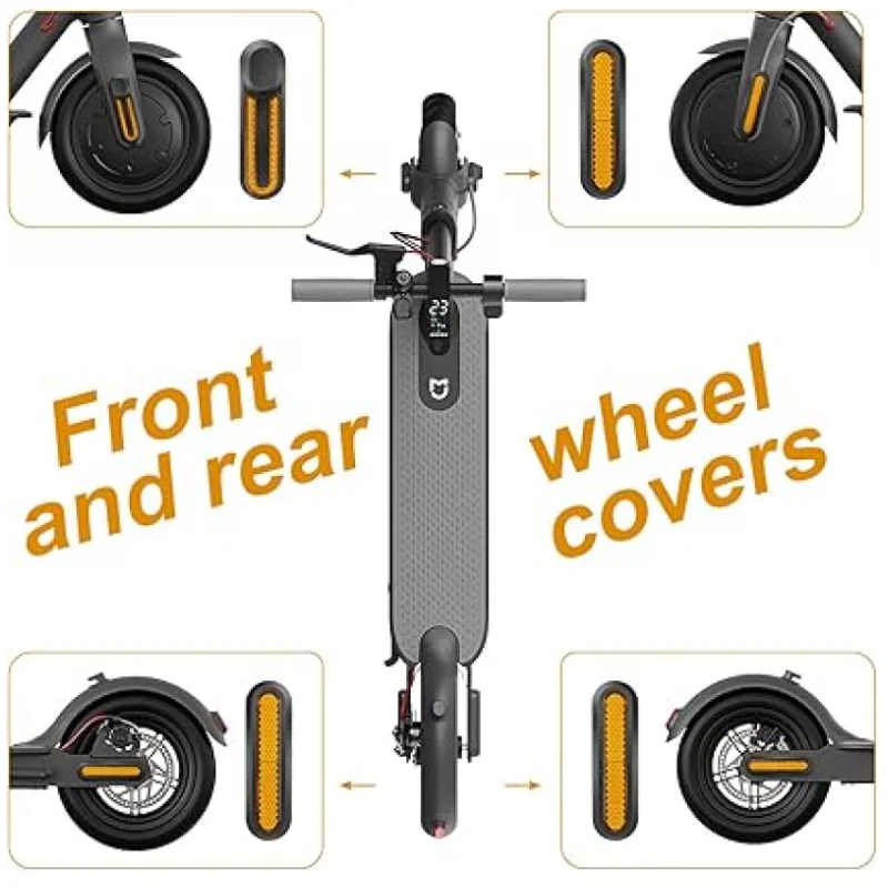 Electric Scooter Rear Wheel Reflective Stickers Replacement Parts
