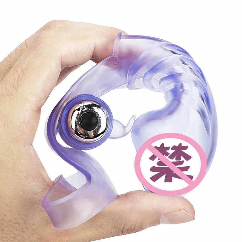 Female Finger Sleeve Vibrator Masturbator Dildos Sex Toys For Women Anal Vagina Clitoris Stimulation Vibrating Cover Adult Toys