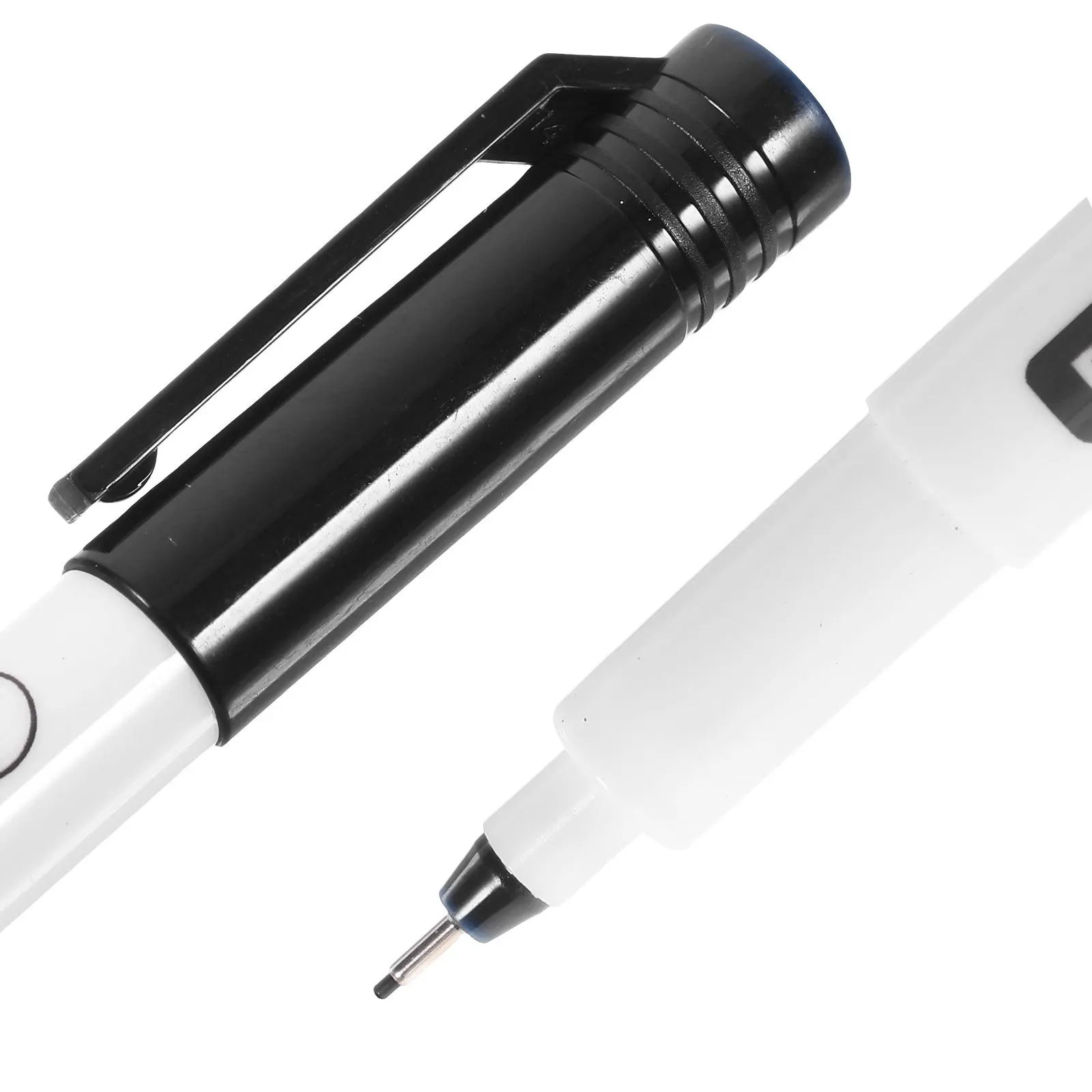 10Pcs 파인 팁 화이트보드 마커 학교 교실 사무실용 편안한 필기용 드라이 지우개 펜 드라이 지우개 마커 얇은