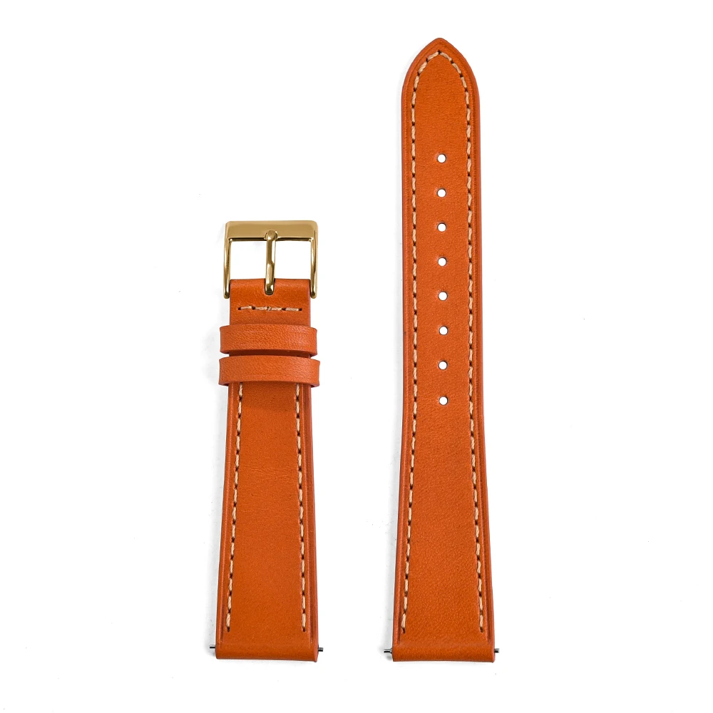 Handmade Vintage Leather Watch Strap with Quick Release