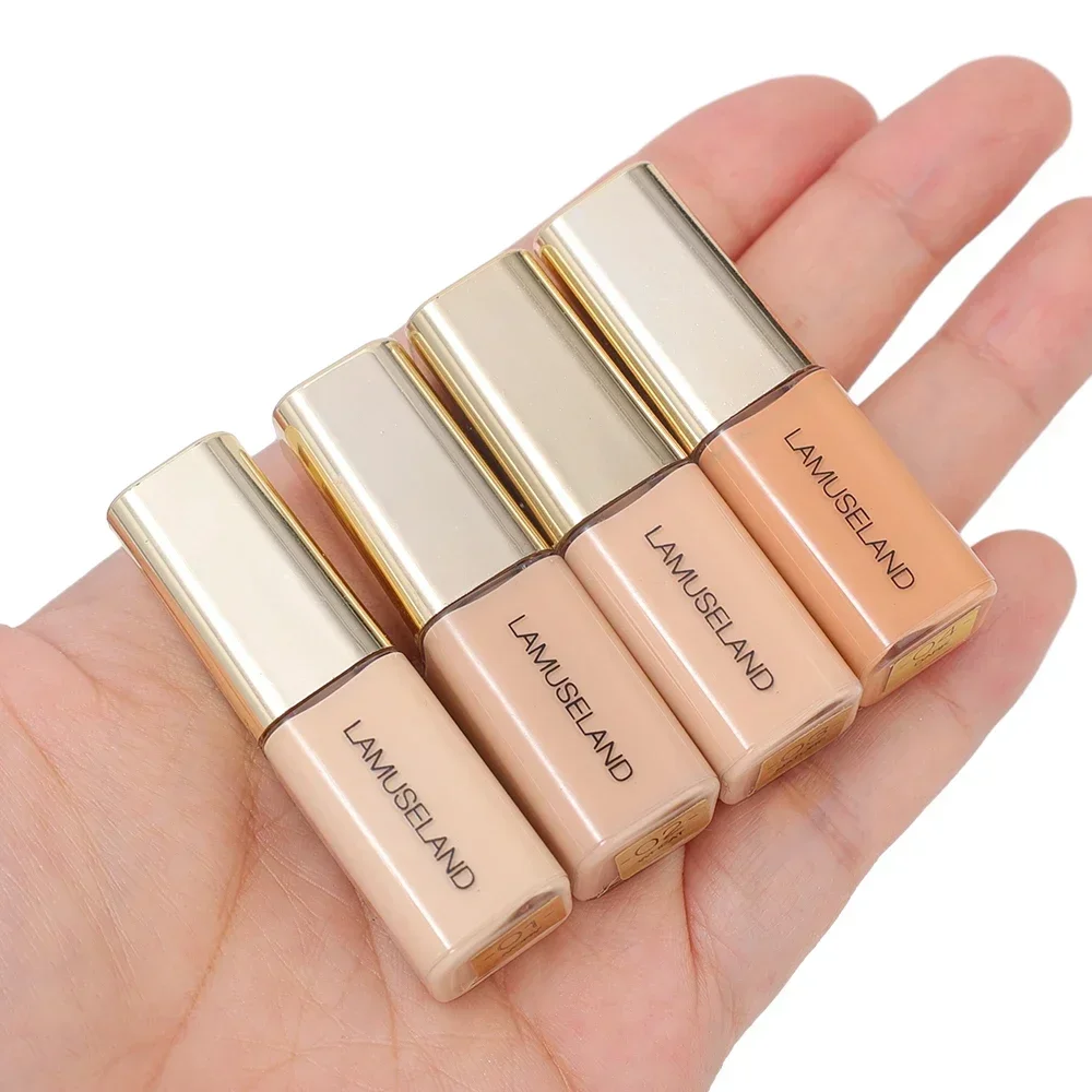 Mini high coverage liquid concealer corrector anti dark circle freckle waterproof foundation cream for face makeup base cosmetic