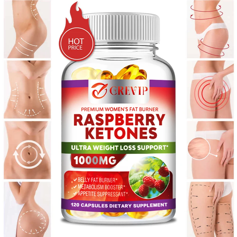 

HEALTHCARE Pure 100% Raspberry Ketones, Up To 1000 Mg Per Serving - 3 Month Supply Non-GMO - Advanced Weight Loss Support