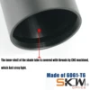 SKWoptics-Anti-Reflective Rifle Scope, Sunshade Tube, 50mm, 2