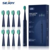 Sejoy Whitening Sonic Toothbrush 8 Brush Heads 5 Modes Smart Timer Rechargeable Electric Toothbrush Personal Care Appliances 1